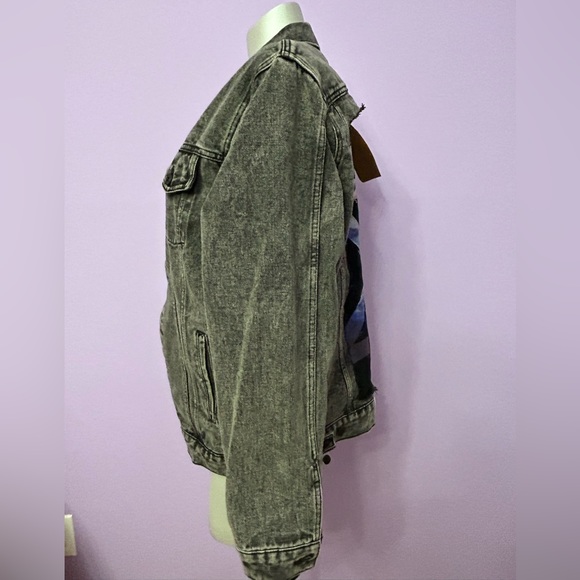 OFF-WHITE C/O VIRGIL ABLOH DENIM JACKET Size Large NWT - Picture 3 of 12